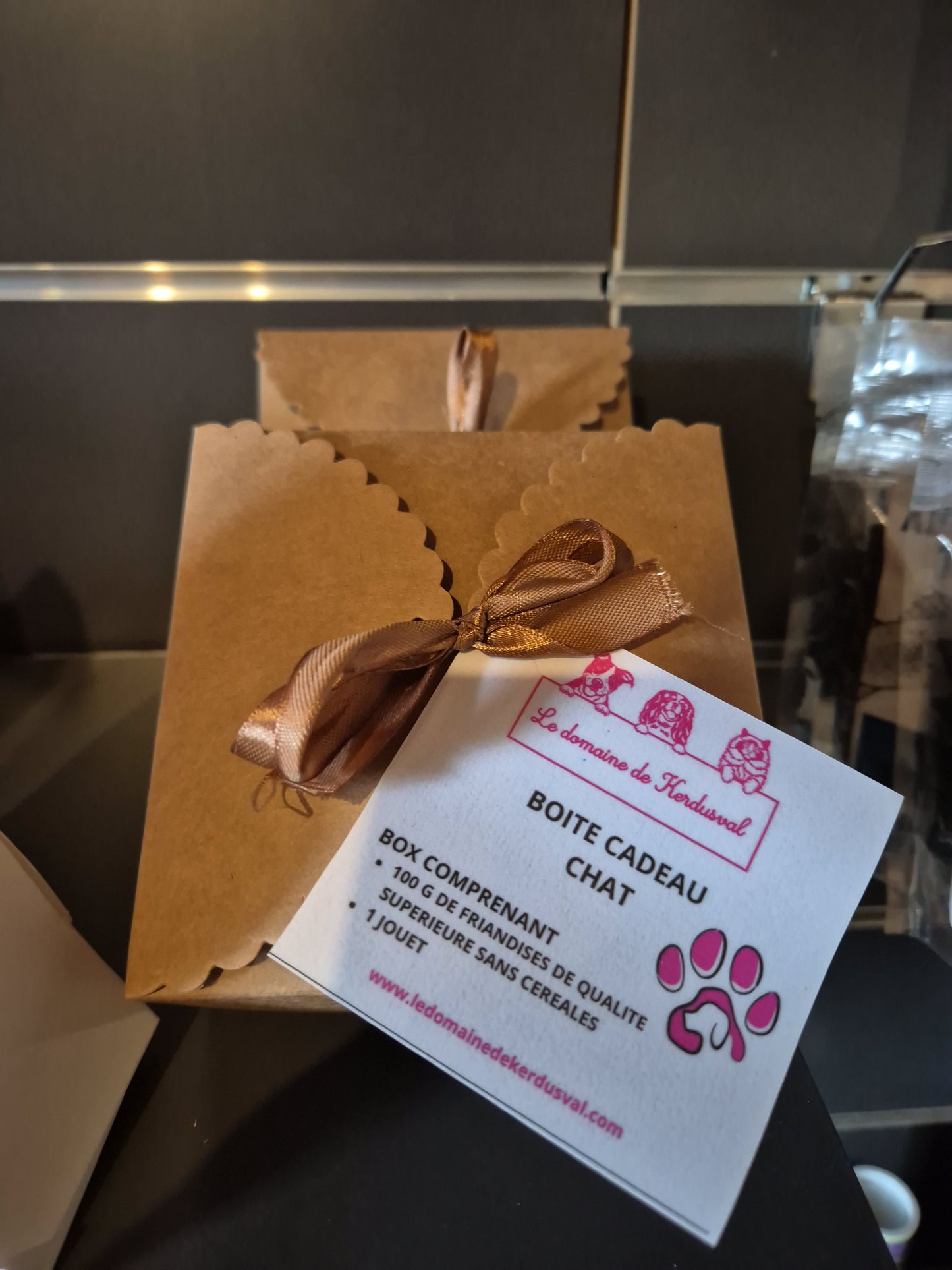 Box friandises chat