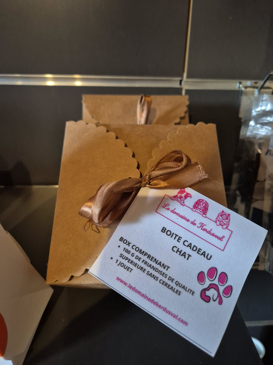 Box friandises chat