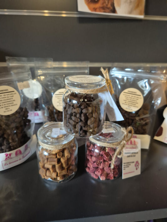 Friandises 100% naturelles pot rechargeable