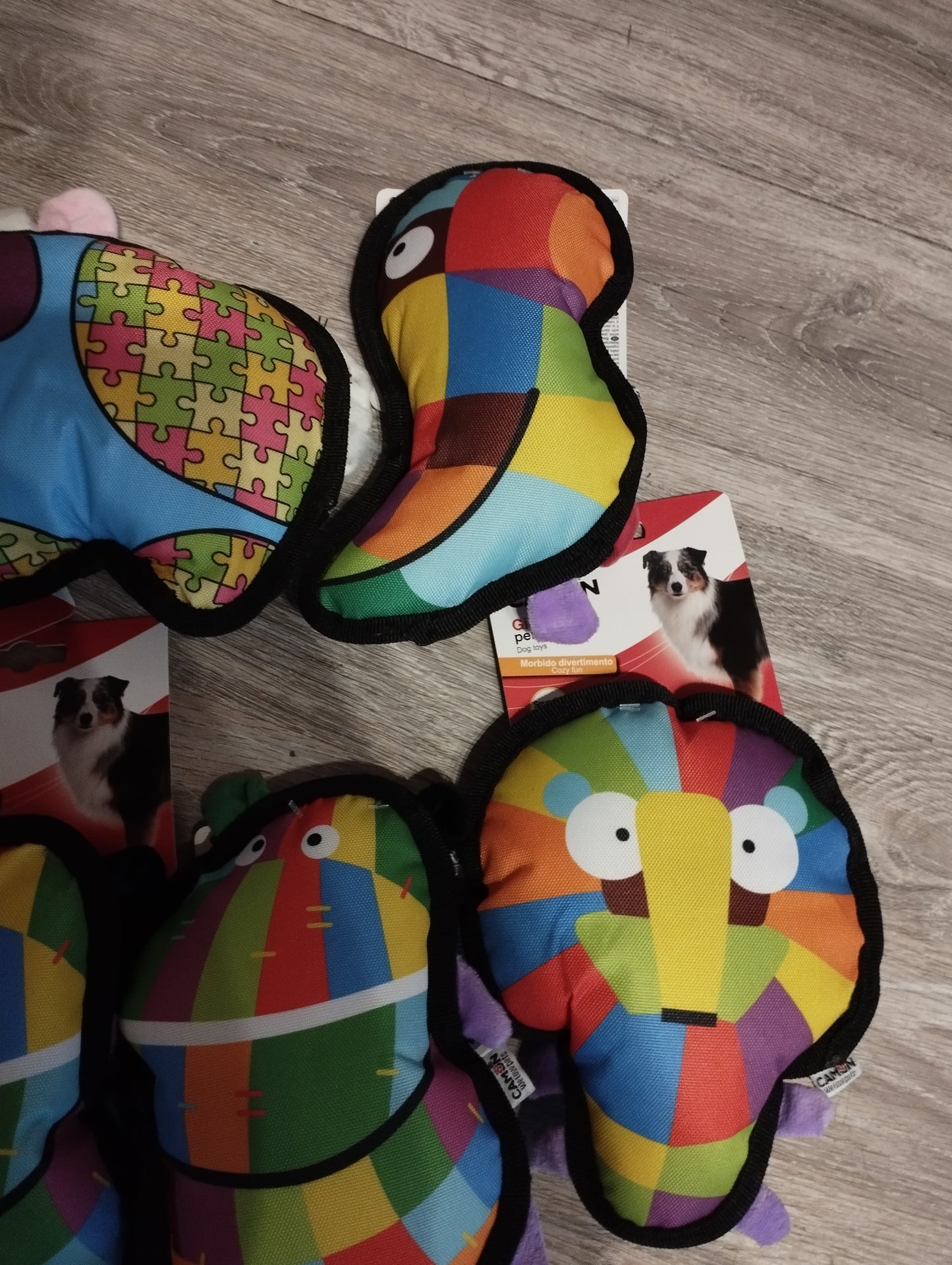 Peluche colorée...