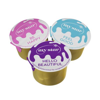 Lait mini coupelles